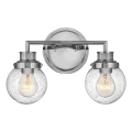 Quintiesse - Applique da bagno POPPY 2xE27/60W/230V IP44 cromo lucido