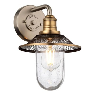 Quintiesse - Applique da bagno RIGBY 1xE27/40W/230V IP44 bronzo