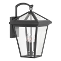 Quintiesse - Applique da esterno ALFORD L 3xE14/40W/230V IP44 nera