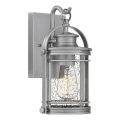 Quintiesse - Applique da esterno BOOKER S 1xE27/60W/230V IP44 cromo opaco