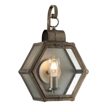 Quintiesse - Applique da esterno HEATH M 1xE27/60W/230V IP44 finitura bronzo