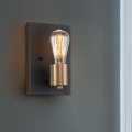 Quintiesse - Applique da parete SILAS 1xE27/60W/230V nero/oro