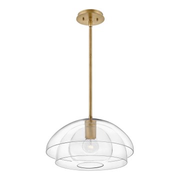 Quintiesse - Lampada a sospensione con asta LOTUS 1xE27/60W/230V Ø 40,7 cm oro