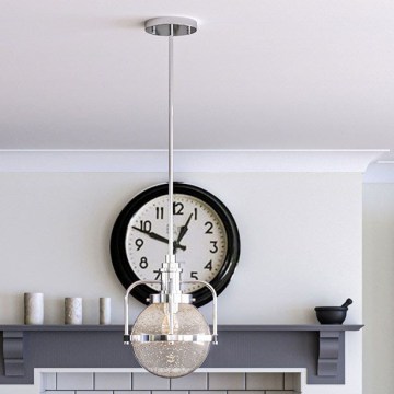 Quintiesse - Lampada da esterno su asta TRIOCENT 1xE27/40W/230V IP44 cromo lucido