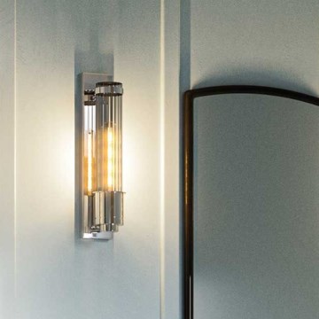 Quintiesse - Lampada da parete per bagno LED WELLINGTON 1xE27/7W/230V IP44 cromo lucido