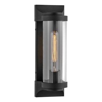 Quintiesse - Lampada da parete per esterni PEARSON M 1xE27/60W/230V IP44 nera