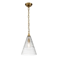 Quintiesse - Lampadario a catena ELMORE 1xE27/60W/230V dorato