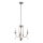 Quintiesse - Lampadario a stelo KARLEE 3xE14/60W/230V diam. 45,7 cm cromo opaco