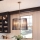 Quintiesse - Lampadario con asta LINARA 6xE14/60W/230V Ø 66 cm nero/oro