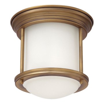 Quintiesse - Plafoniera da esterno HADRIAN 1xE27/60W/230V Ø 16,8 cm IP44 oro