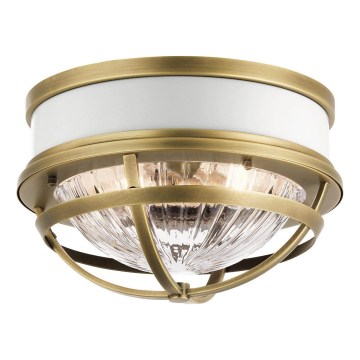 Quintiesse - Plafoniera TOLLIS 2xE27/40W/230V Ø 30,5 cm dorata