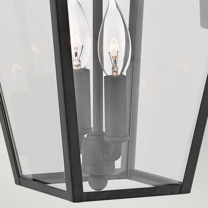 Quintiesse - Lampada da parete per esterni ALFORD M 2xE14/40W/230V IP44 nera