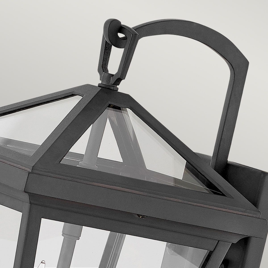 Quintiesse - Lampada da parete per esterni ALFORD S 2xE14/40W/230V IP44 nera