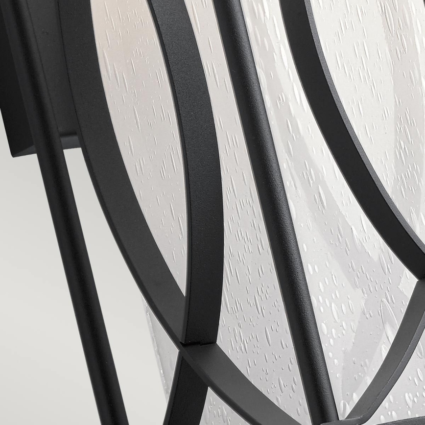 Quintiesse - Lampada da parete per esterni ASHBERN M 1xE27/60W/230V IP44 nera