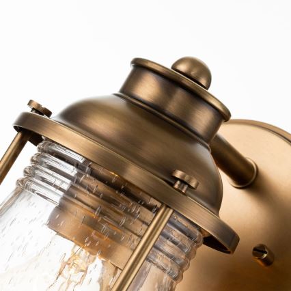 Quintiesse - Applique da esterno ASHLAND BAY 1xE27/60W/230V IP44 bronzo