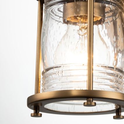 Quintiesse - Applique da esterno ASHLAND BAY 1xE27/60W/230V IP44 bronzo