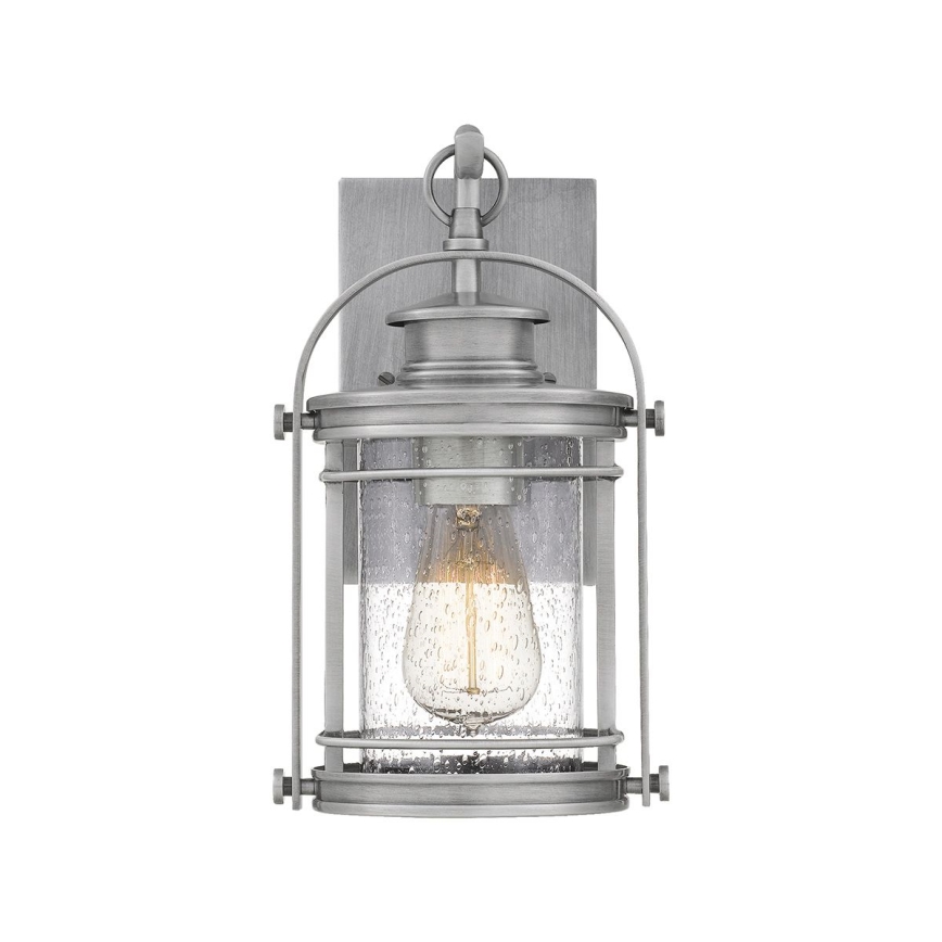 Quintiesse - Applique da esterno BOOKER S 1xE27/60W/230V IP44 cromo opaco