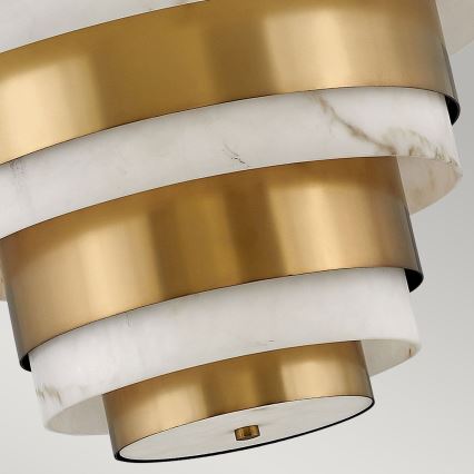 Quintiesse - Lampadario a stelo ECHELON 8xE14/40W/230V dorato