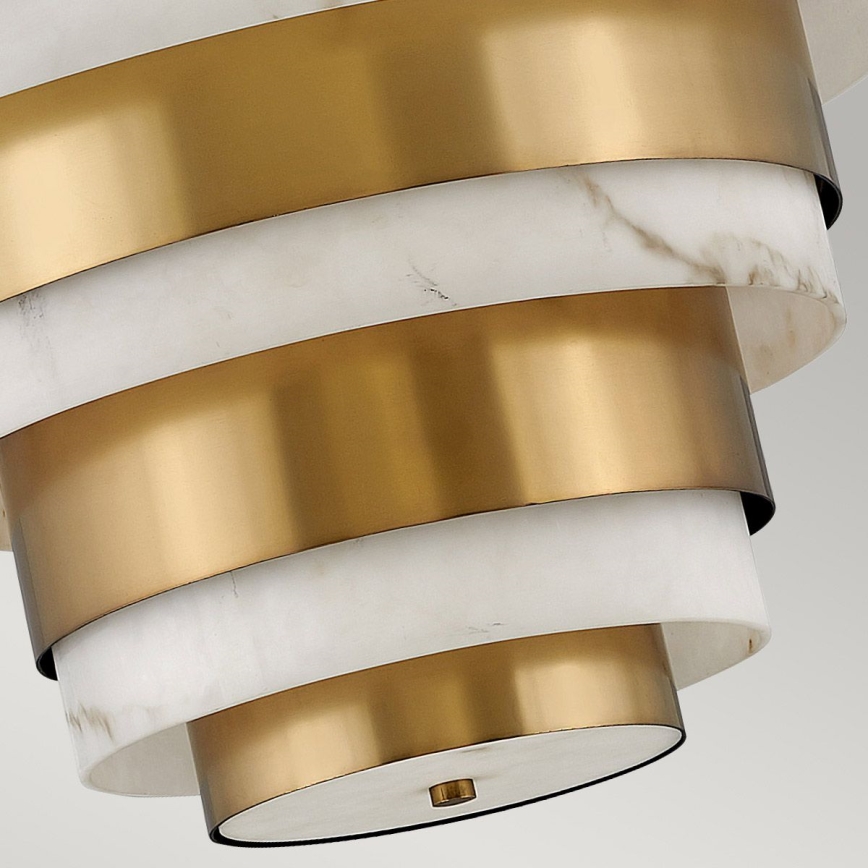Quintiesse - Lampadario a stelo ECHELON 8xE14/40W/230V dorato