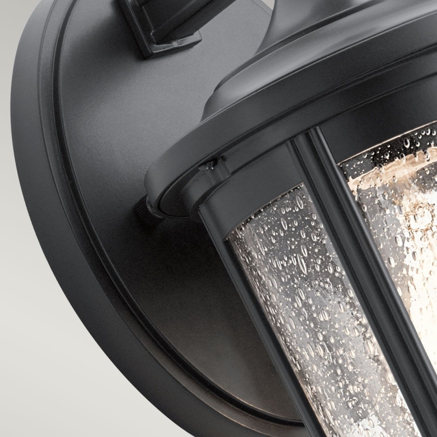 Quintiesse - Lampada da parete per esterni FAIRFIELD M 1xE27/60W/230V IP44 nera