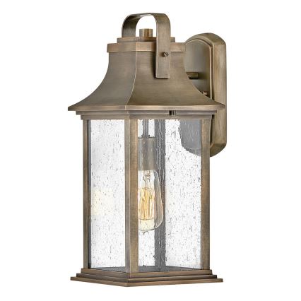 Quintiesse - Lampada da parete per esterni GRANT M 1xE27/60W/230V IP44 bronzo