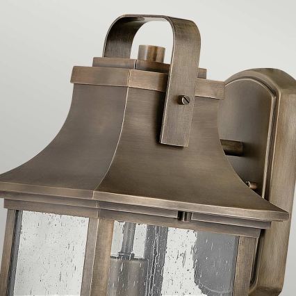 Quintiesse - Lampada da parete per esterni GRANT M 1xE27/60W/230V IP44 bronzo