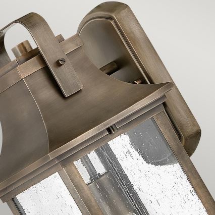 Quintiesse - Lampada da parete per esterni GRANT M 1xE27/60W/230V IP44 bronzo