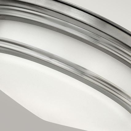 Quintiesse - Plafoniera da esterno HADRIAN 2xE27/40W/230V Ø 30,5 cm IP44 cromo opaco