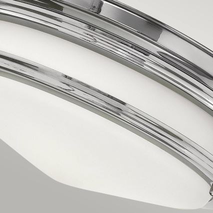 Quintiesse - Apparecchio da esterno HADRIAN 2xE27/40W/230V Ø 27,8 cm IP44 cromo lucido