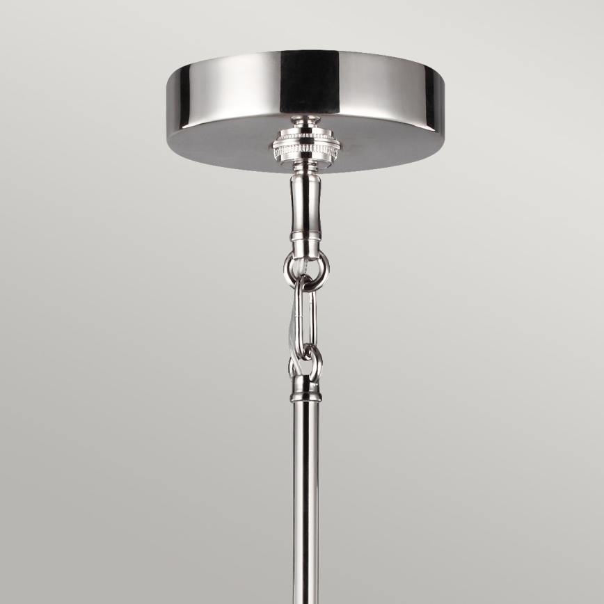 Quintiesse - Lampadario a stelo HARPER 5xE14/60W/230V Ø 77,5 cm cromo lucido/fumé