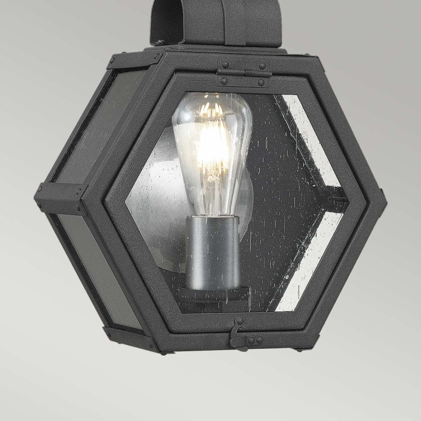 Quintiesse - Lampada da parete per esterni HEATH M 1xE27/60W/230V IP44 nero