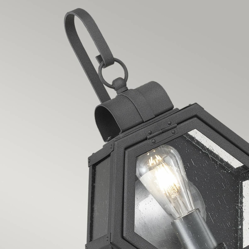Quintiesse - Lampada da parete per esterni HEATH M 1xE27/60W/230V IP44 nero