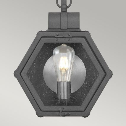 Quintiesse - Lampada da parete per esterni HEATH M 1xE27/60W/230V IP44 nero