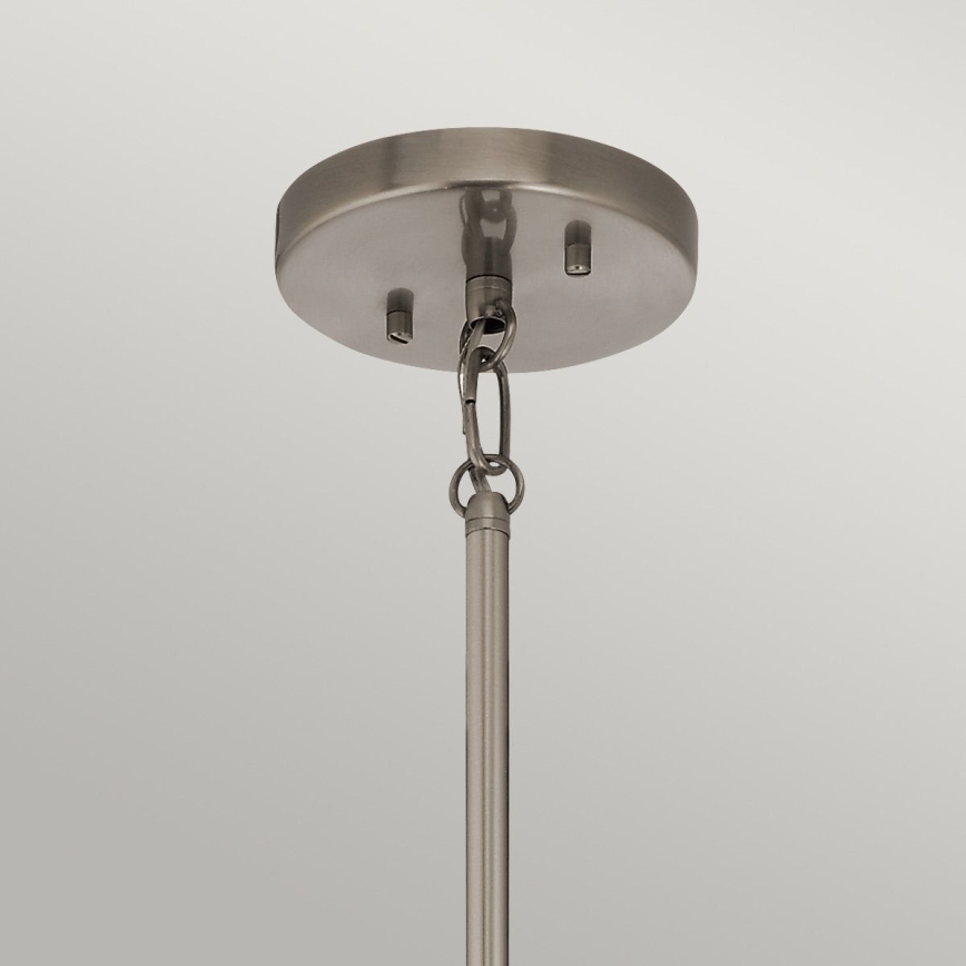 Quintiesse - Lampadario a stelo KARLEE 3xE14/60W/230V diam. 45,7 cm cromo opaco