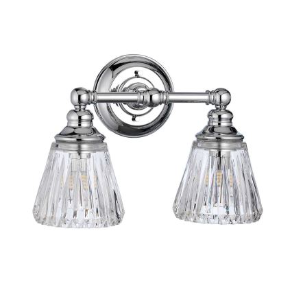 Quintiesse - Lampada da parete LED per bagno KEYNES 2xG9/3W/230V IP44 finitura cromata lucida