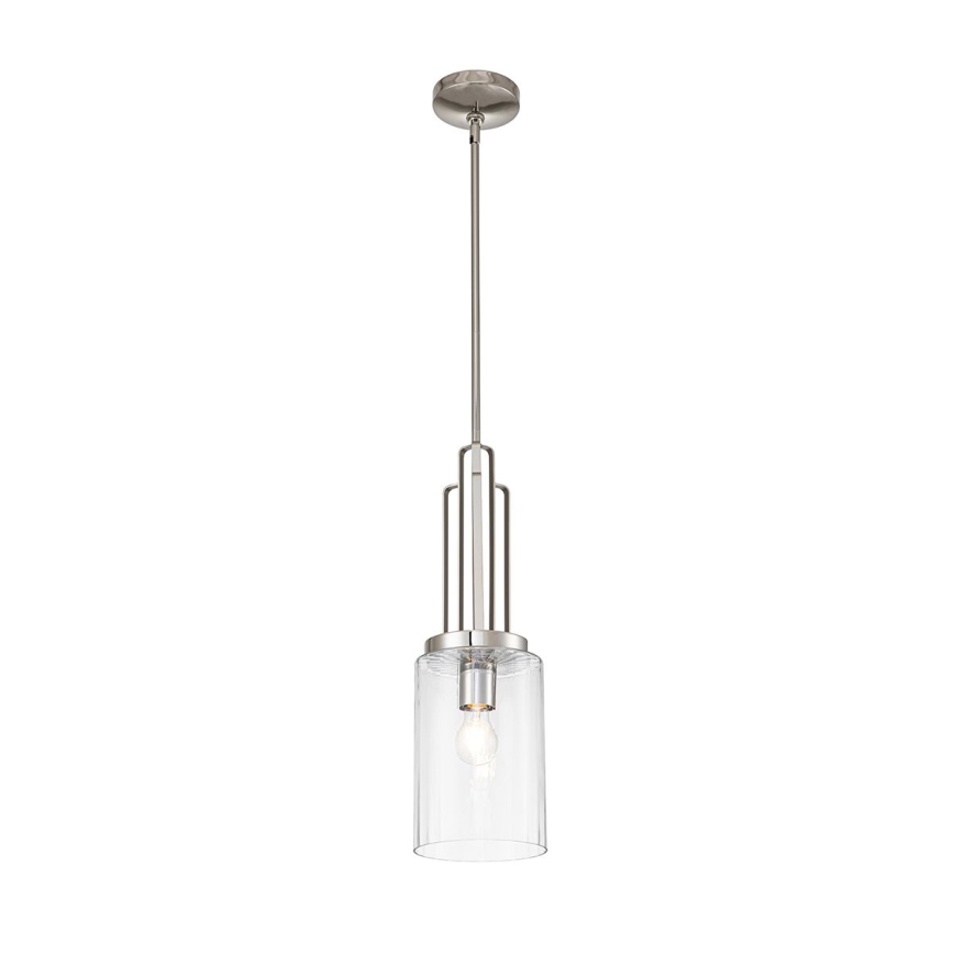 Quintiesse - Lampadario a stelo KIMROSE 1xE27/60W/230V diam. 17,8 cm cromo lucido