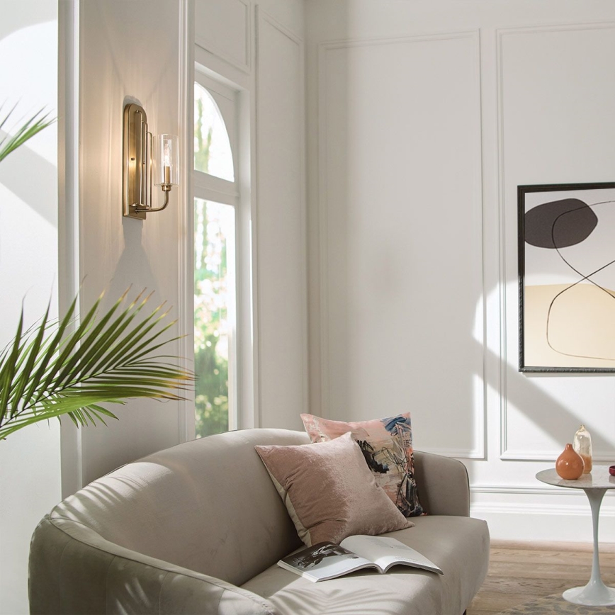 Quintiesse - Applique da parete KIMROSE 1xE14/40W/230V dorata