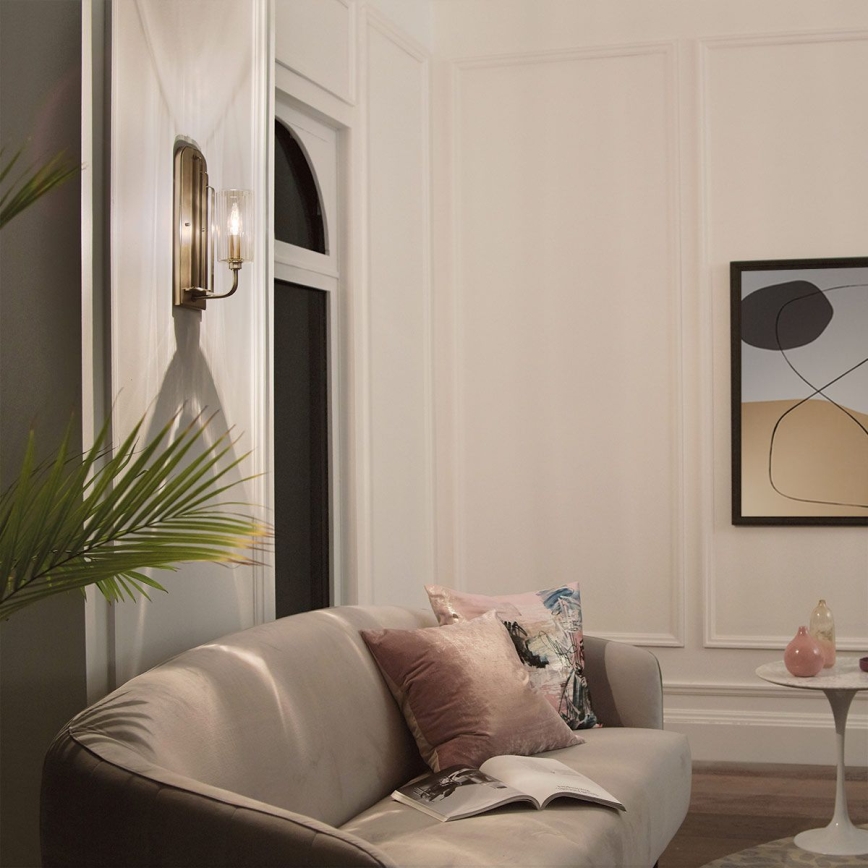 Quintiesse - Applique da parete KIMROSE 1xE14/40W/230V dorata