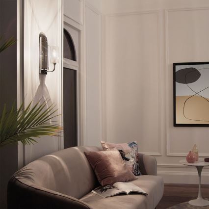 Quintiesse - Applique da parete KIMROSE 1xE14/40W/230V cromo lucido