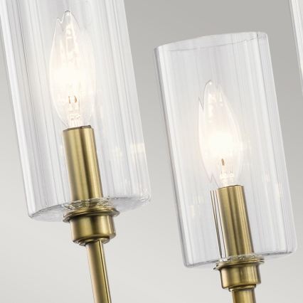 Quintiesse - Lampadario a stelo KIMROSE 6xE14/40W/230V Ø 68,6 cm oro
