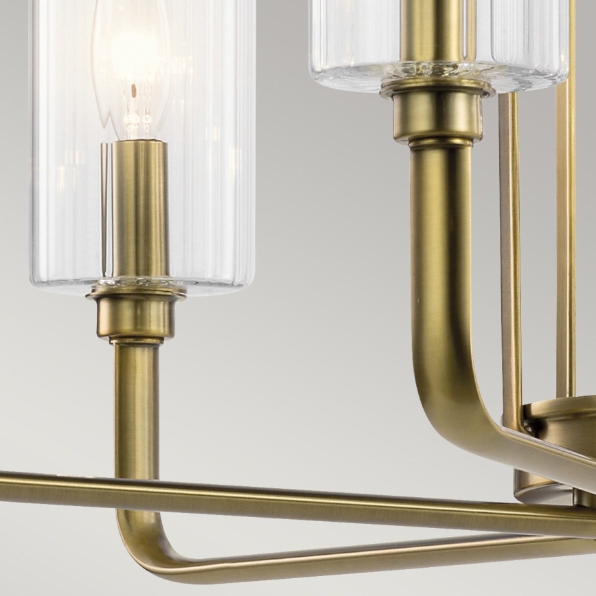 Quintiesse - Lampadario a stelo KIMROSE 6xE14/40W/230V Ø 68,6 cm oro