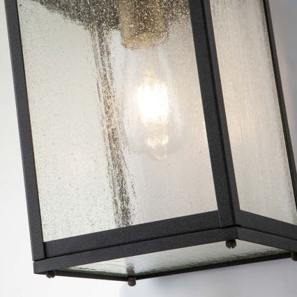 Quintiesse - Lampada da parete per esterni LAHDEN M 1xE27/60W/230V IP44 nero/oro