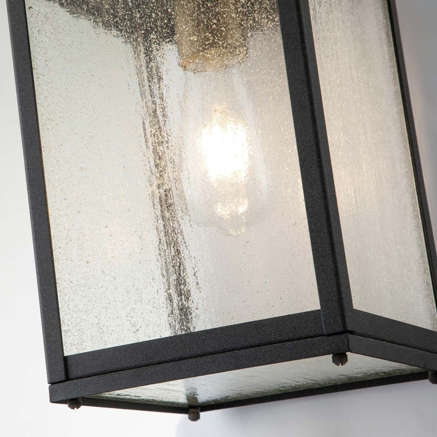 Quintiesse - Lampada da parete per esterni LAHDEN M 1xE27/60W/230V IP44 nero/oro