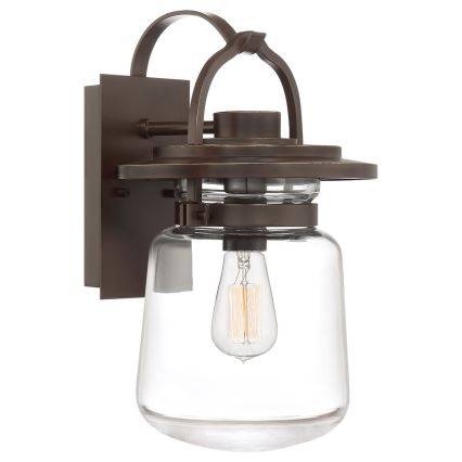 Quintiesse - Lampada da parete per esterni LASALLE M 1xE27/60W/230V IP44 bronzo