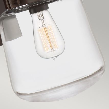 Quintiesse - Lampada da parete per esterni LASALLE M 1xE27/60W/230V IP44 bronzo