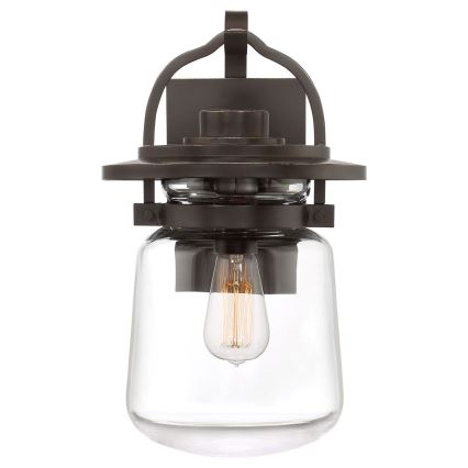Quintiesse - Lampada da parete per esterni LASALLE M 1xE27/60W/230V IP44 bronzo