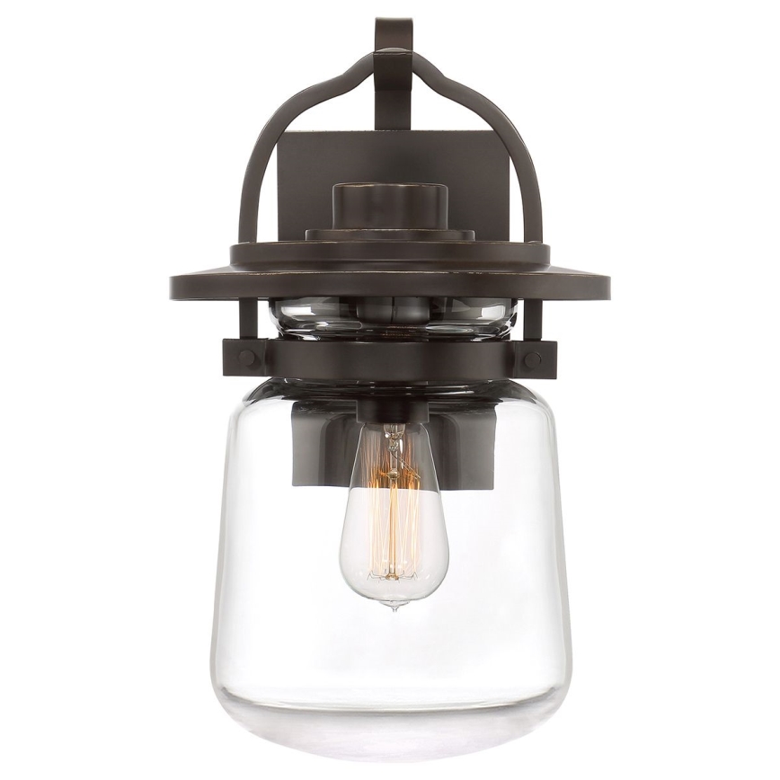 Quintiesse - Lampada da parete per esterni LASALLE M 1xE27/60W/230V IP44 bronzo