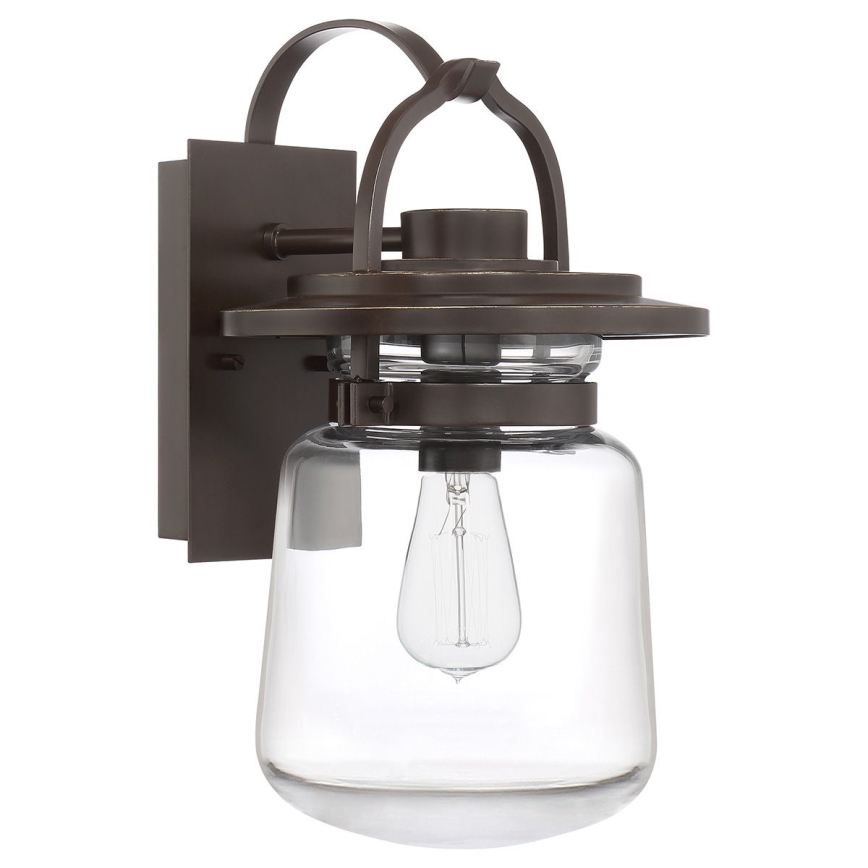 Quintiesse - Lampada da parete per esterni LASALLE M 1xE27/60W/230V IP44 bronzo