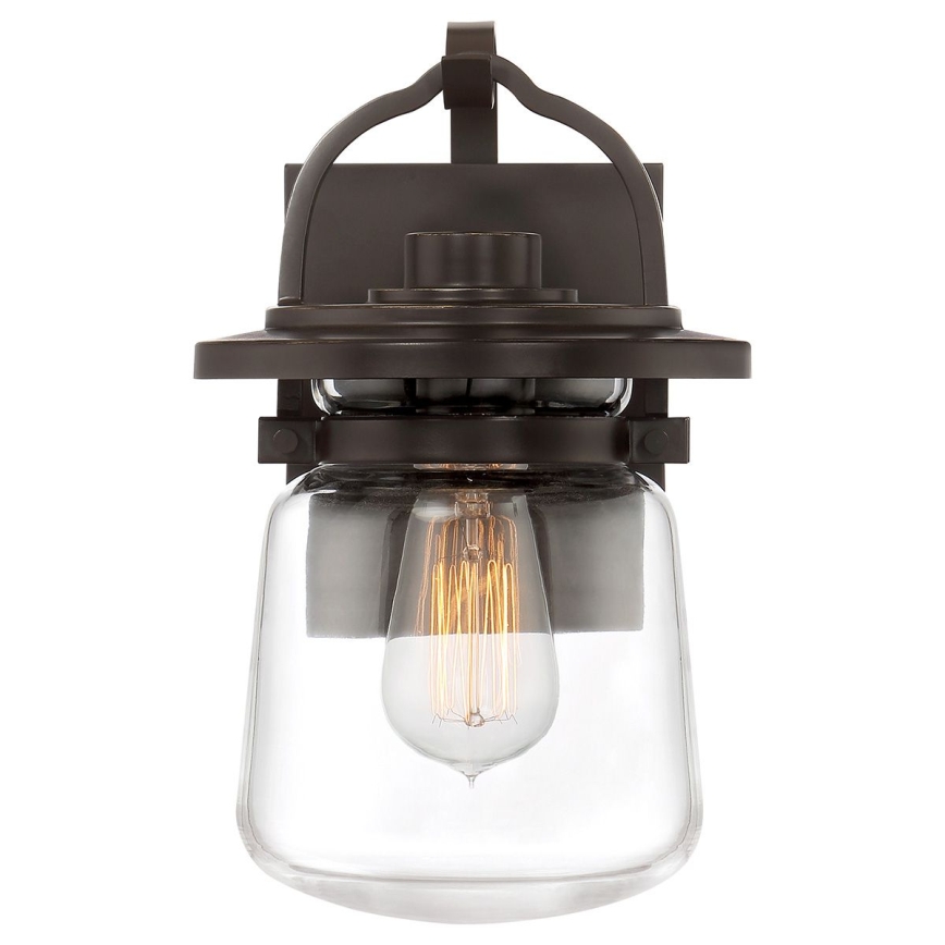 Quintiesse - Lampada da parete per esterni LASALLE S 1xE27/60W/230V IP44 bronzo