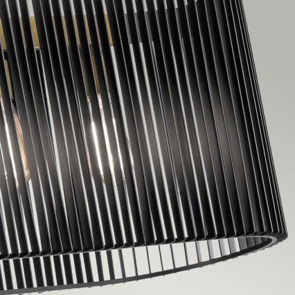 Quintiesse - Lampadario a stelo LINARA 5xE27/60W/230V nero/oro